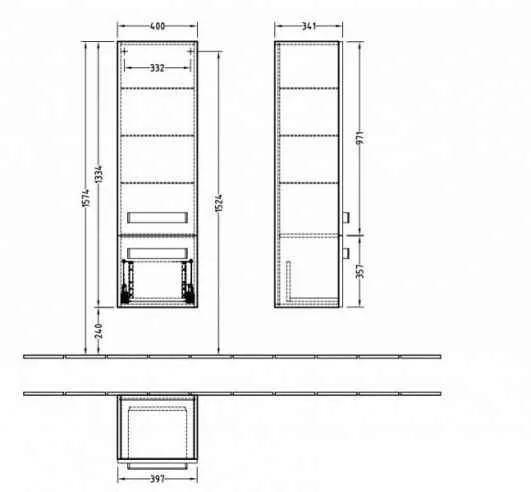 Тумба під умивальник Subway Villeroy & Boch
