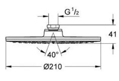 Верхний душ Grohe Ondus 27287000