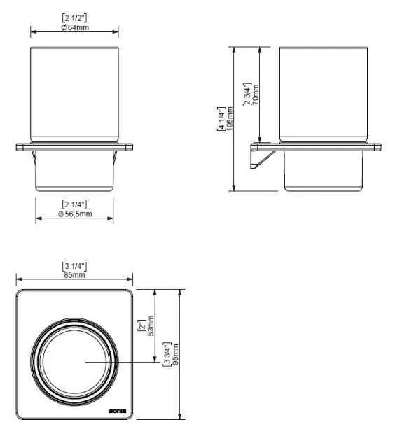 Стакан для зубних щіток Creabath S6  192526