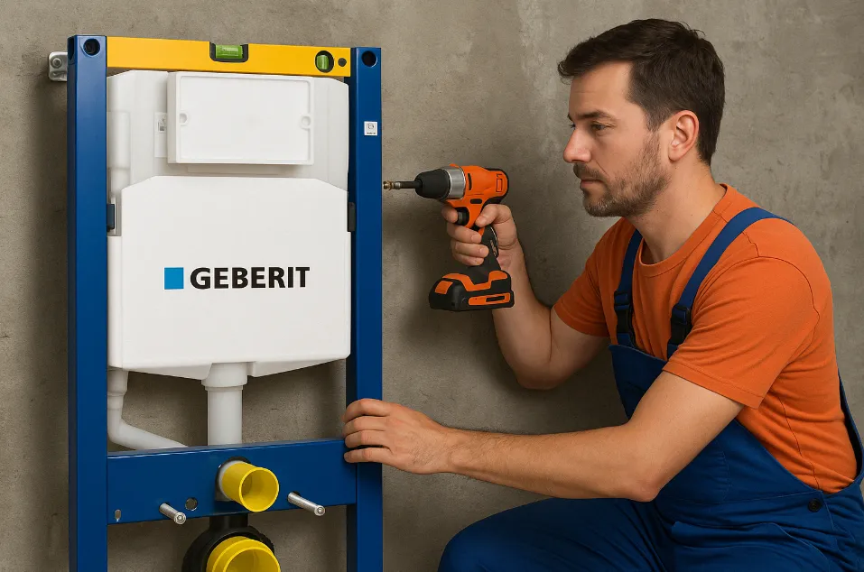 Установка і підключення інсталяції Geberit: помилки, які роблять 90% монтажників