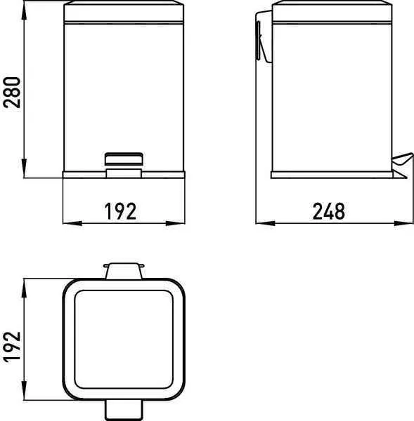 Відро для сміття Emco System 2 3553 000 05