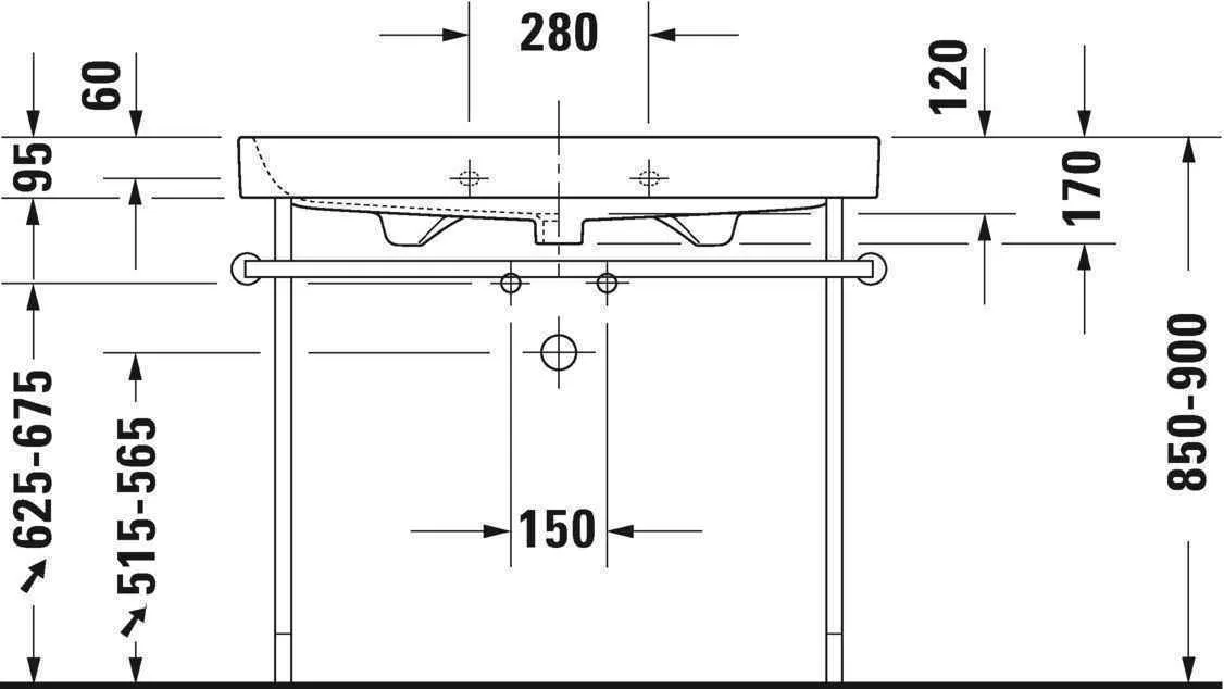 Умивальник Duravit Happy D.2 2318100000
