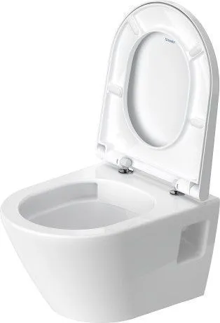 Унитаз подвесной Duravit D-Neo (Rimless, компакт и крышкой) 45870900A1